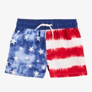OshKosh B'gosh Patriotic Star and Stripe Shorts